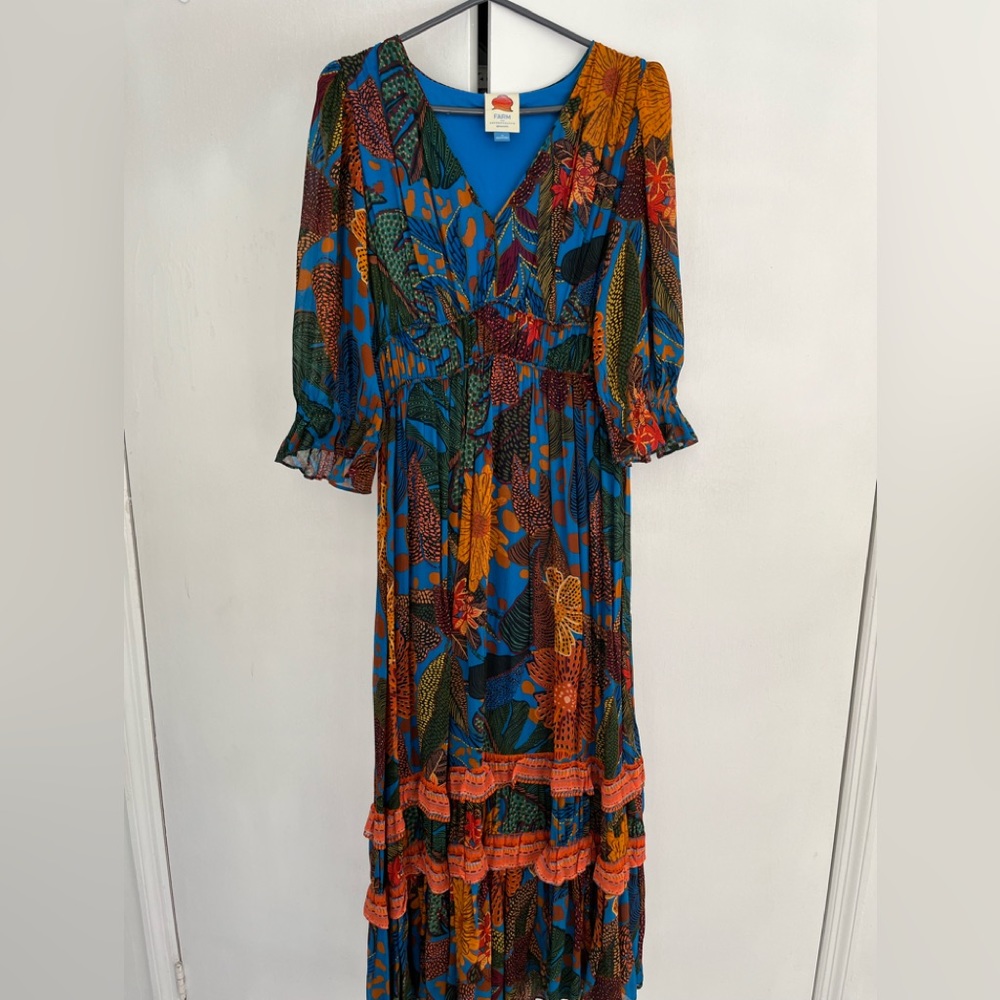 Beautiful FARM RIO maxi dress. Excellent condition